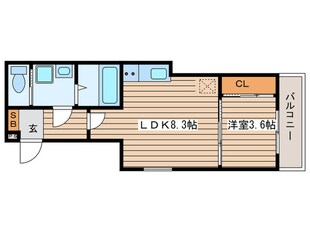 AMLUXⅡの物件間取画像